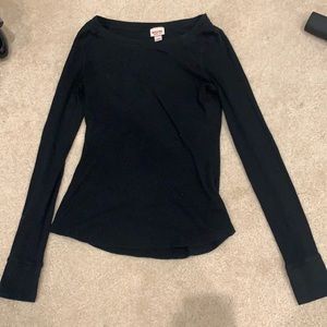 target long sleeve black shirt